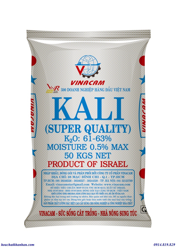 Phân Kali Clorua KCl